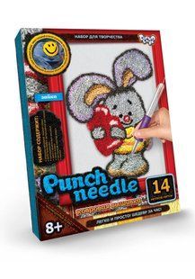Вишивка коврова Punch needle Зайчик, DankoToys (10) PN-01-10 фото