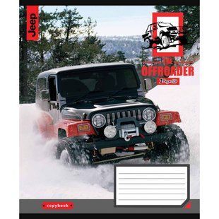 Зошит 36 клітинка The offroader 1Вересня (15/240) 766405 фото