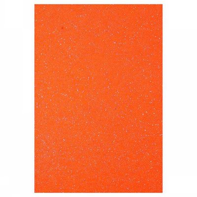 Фетр з глітером А4 Яскраво помаранчевий 1,2мм 170г (за 10шт) J.Otten HQG170-033 фото