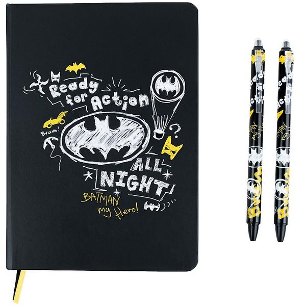 Набір подарунковий блокнот+2 ручки DC Comics, Kite DC21-499 фото