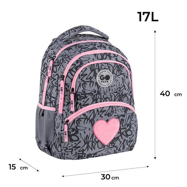 Рюкзак Education 175M-4 Fluffy Heart GoPack GO26-175M-4 фото