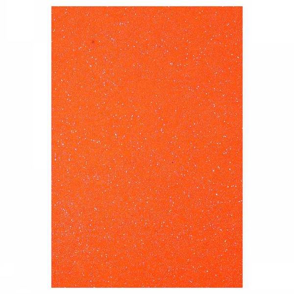 Фетр з глітером А4 Яскраво помаранчевий 1,2мм 170г (за 10шт) J.Otten HQG170-033 фото