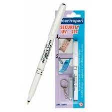 Маркер Security UV-Pen з ліхтариком Centropen 2699/1/BL фото