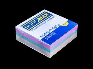 Папір для нотаток 80*80*30 мм 330 арк Декор склеєний, Buromax BM.2272 фото
