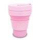 Стакан силіконовий 355 ml PASTEL POWDER PINK Z13647 фото 1