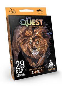 Гра настільна МІНІ Best Quest Animals, DankoToys (16/32) BQ-01-02U фото