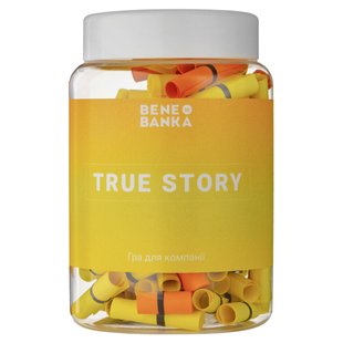 Баночка з грою True Story Розкажи свою історію, укр мова, Bene Banka BB09UA фото