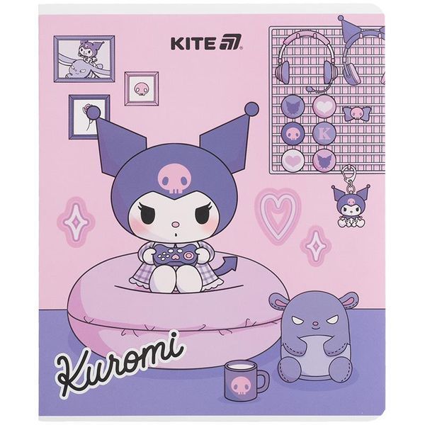 Зошит 24 клітинка софт тач + УФ лак HK Kite (20/320) HK25-238 фото
