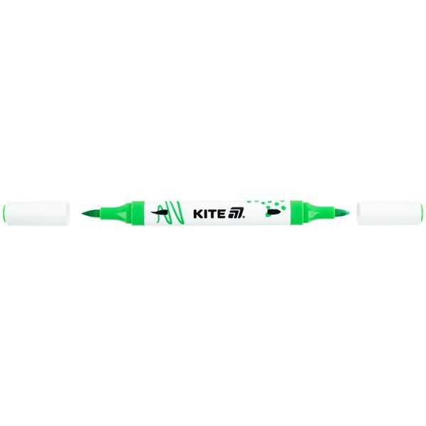 Набір акрилових двосторонніх маркерів 6 кольорів Kite Creative K-1293 фото