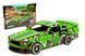 Дерев'яний 3D конструктор Muscle car GT( зелена) в картонній упаковці PuzzleOk Puz-00946 фото 1