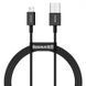 Кабель USB-A &mdash; Lightning Superior 2.4A 1м Чорний Baseus CALYS-A01 фото 2