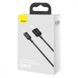Кабель USB-A &mdash; Lightning Superior 2.4A 1м Чорний Baseus CALYS-A01 фото 1