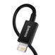 Кабель USB-A &mdash; Lightning Superior 2.4A 1м Чорний Baseus CALYS-A01 фото 3