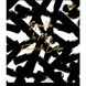 Зошит 24 клітинка Black abstract софт-тач+фольга золото Yes 765223 фото 6
