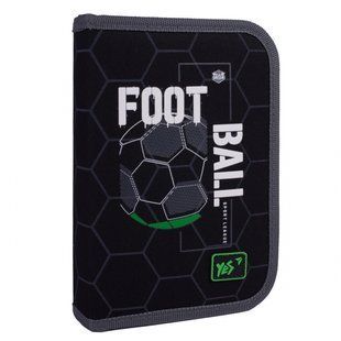 Пенал твердий одинарний з клапаном HP-03 Football Time Yes 533663 фото