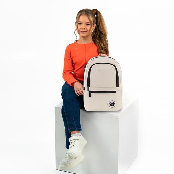 Рюкзак Education Teens 119S бежевий GoPack GO26-119S-3 фото