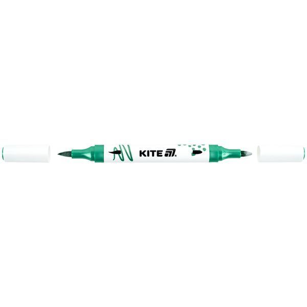 Набір акрилових двосторонніх маркерів 6 кольорів металік Kite Creative K-1294 фото