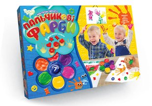 Фарби пальчикові Моя перша творчість 7кол ВЕЛ укр, DankoToys (12) РК-01-02U фото