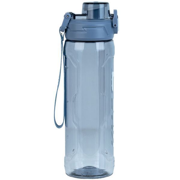 Пляшечка для води 800 мл сіра Kite K26-1211-3 фото