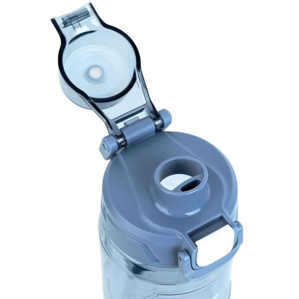 Пляшечка для води 800 мл сіра Kite K26-1211-3 фото