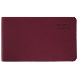 Щотижневик датований на 2026 рік 10х17 см Story м'який винний 128 сторінок Leo Planner 252653 фото