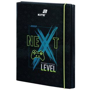 Папка для праці картонна на резинці А4 Next Level Kite K26-213-2 фото