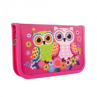 Пенал твердий одинарний з клапаном HP-03 Owls Smart 532785 фото