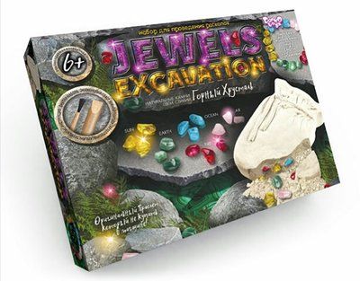 Набір розкопок Jewels Excavation Камні, DankoToys (6) JEX-01-02 фото