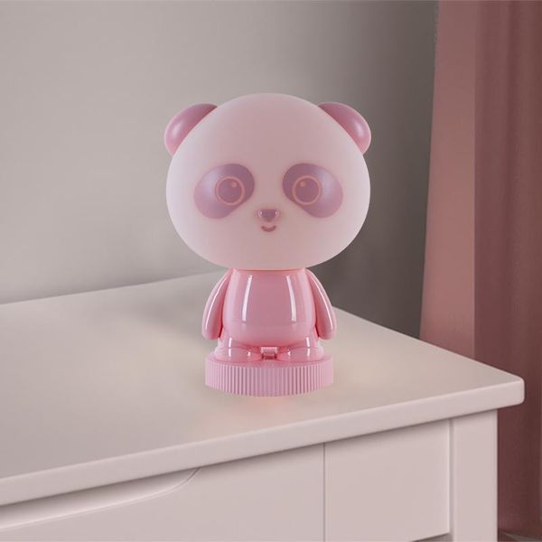 Світильник-нічник LED з акумулятором Panda рожевий Kite K24-490-3-2 фото