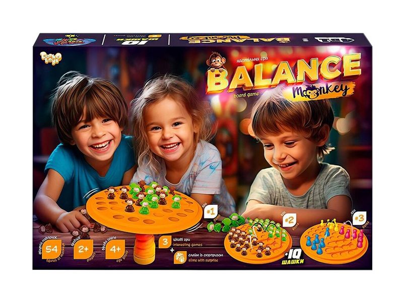 Гра настільна велика Balance Monkey DankoToys (5) BalM-02 фото