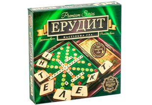 Гра настільна велика ЕРУДИТ Premium укр.-рос. DankoToys (5) G-ER-U-01 фото