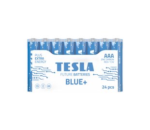 Батарейка R03 мізинчик BLUE+ TESLA сольова за 24 шт R03 BLUE+ 24шт. фото