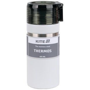 Термос 473 мл білий Kite K25-320-1 фото