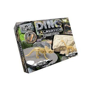 Набір розкопок Dino Excavation Динозаврики-4, укр. DankoToys (6) DEX-01-04U фото
