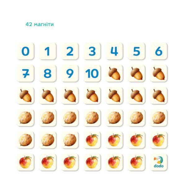 Магнітна гра Рахунок в межах 10 DoDo 200317 (DoDo) фото