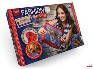 Набір для творчості вишивка муліне Fashion Bag Цуценя, DankoToys (6) FGB-01-04 фото