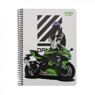 Блокнот А5 80 арк спіраль Moto Yes 152299 фото