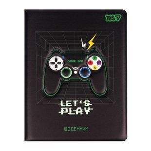 Щоденник шкільний PU твердий Gamepad A5 40 аркушів Yes 911695 фото