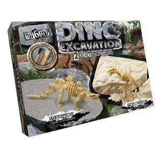Набір розкопок Dino Excavation Динозаврики-6, укр. DankoToys (6) DEX-01-06U фото