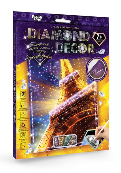 Набір для творчості Diamond decor Эйфелева вежа, DankoToys DD-01-01 фото