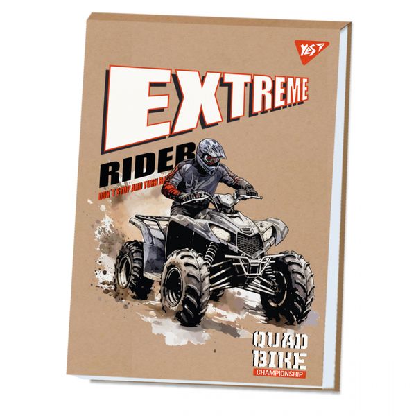 Альбом для малювання 20арк клеєний Extreme rider крафт Yes (6) 130576 фото