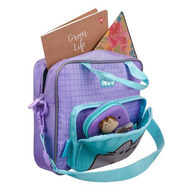 Шкільна текстильна сумка A4 Pusheen Summer В-1 Yes 550418 фото