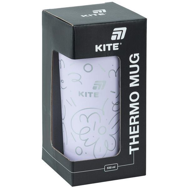 Термокружка 550 мл фіолетова Kite K25-1226-2 фото