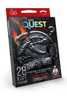 Гра настільна МІНІ Best Quest Динозаври, DankoToys (16/32) BQ-01-04U фото