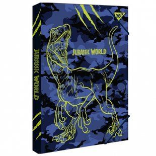 Папка для праці картонна на резинці А4 JURASSIC WORLD Yes 491556 фото