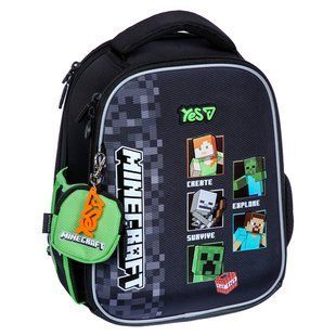 Рюкзак шкільний каркасний H-100S Minecraft Reality Yes 550223 фото