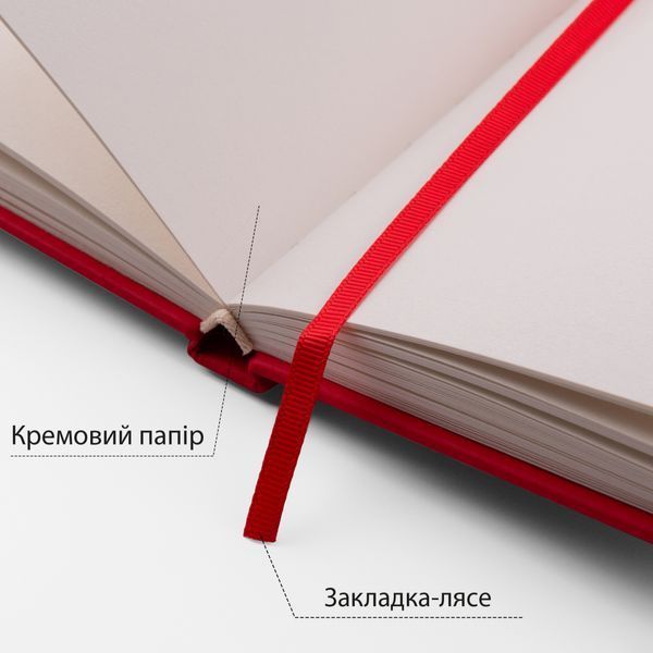 Скетчбук для графіки 13х21см 80 арк. тверда обкладинка PU 110г/м2 червоний Santi 743184 фото
