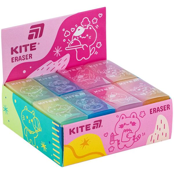 Гумка кольорова Jelly cat Kite (24) K24-143 фото