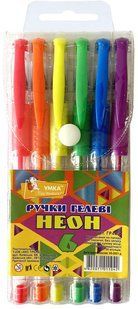 Набір гелевих ручок 6 кол Neon Умка (12) ГР44-1 фото