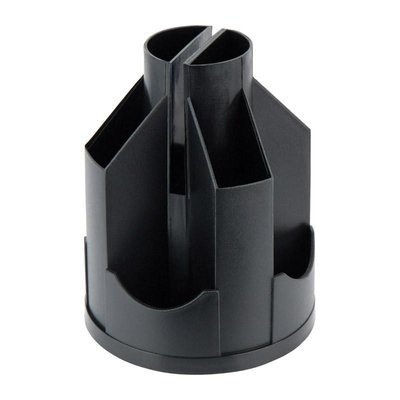 Підставка-органайзер пластикова 10 відділень 125x155 мм чорний, Delta D3004-01 фото